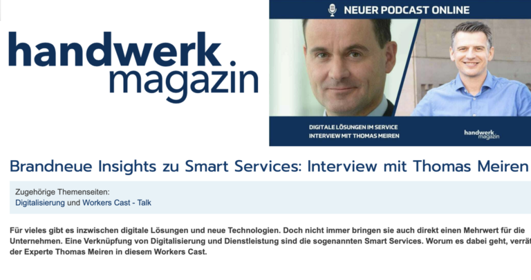 Brandneue Insights zu Smart Services