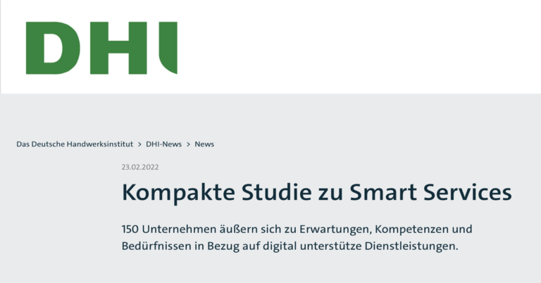 Kompakte Studie zur Smart Services