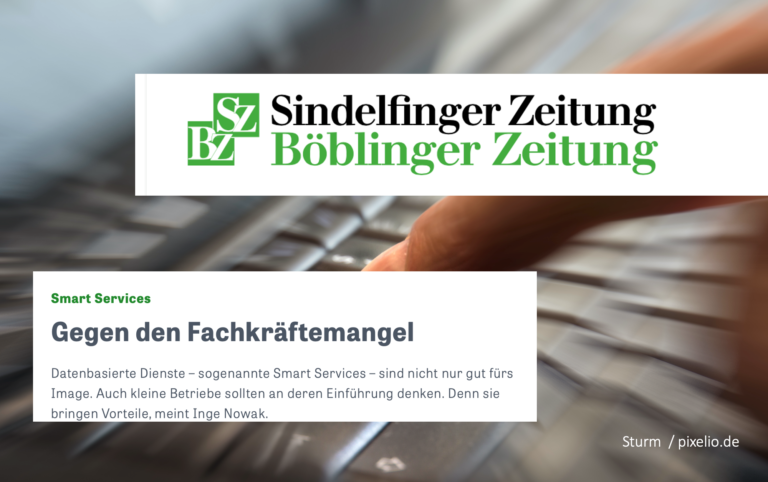 Smart Services – Gegen den Fachkräftemangel