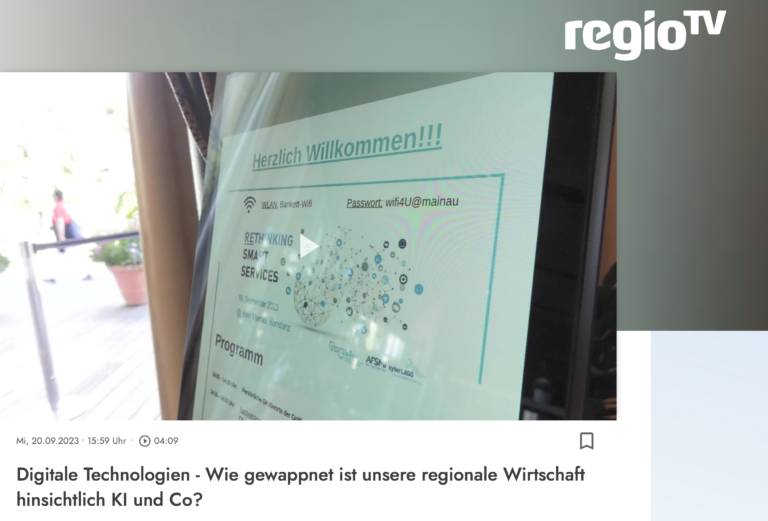 Digitale Technologien – Wie gewappnet ist unsere regionale Wirtschaft?