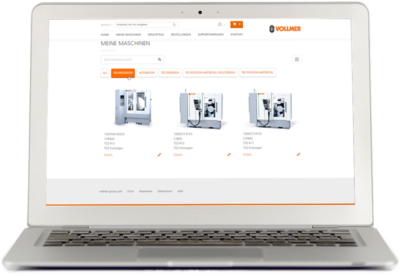VOLLMER VPortal Ausschnitt (© VOLLMER WERKE)