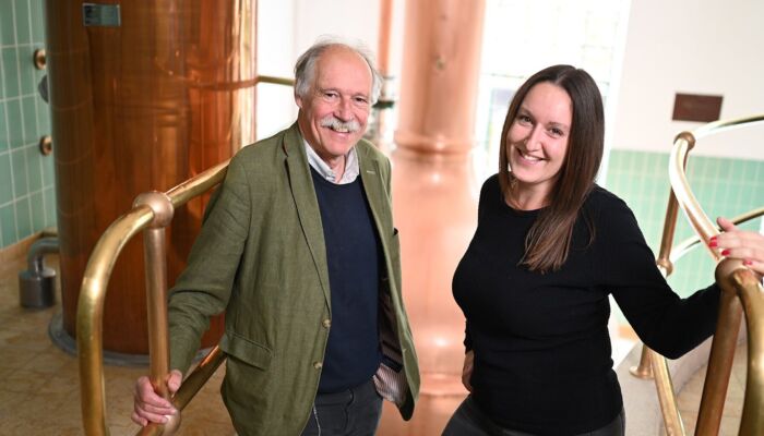 Abbildung 3 Gottfried Härle und Esther Straub © Brauerei Clemens Härle