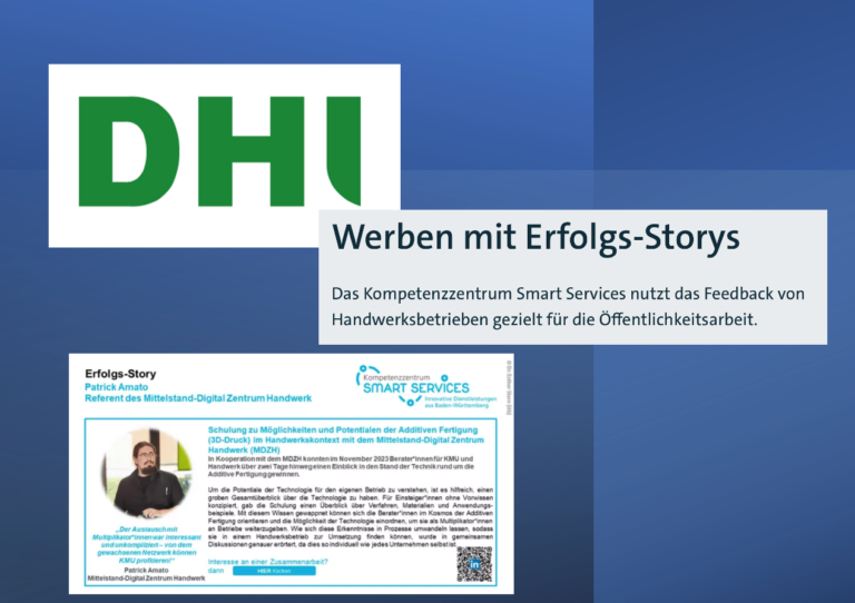 Werben mit Erfolgs-Storys
