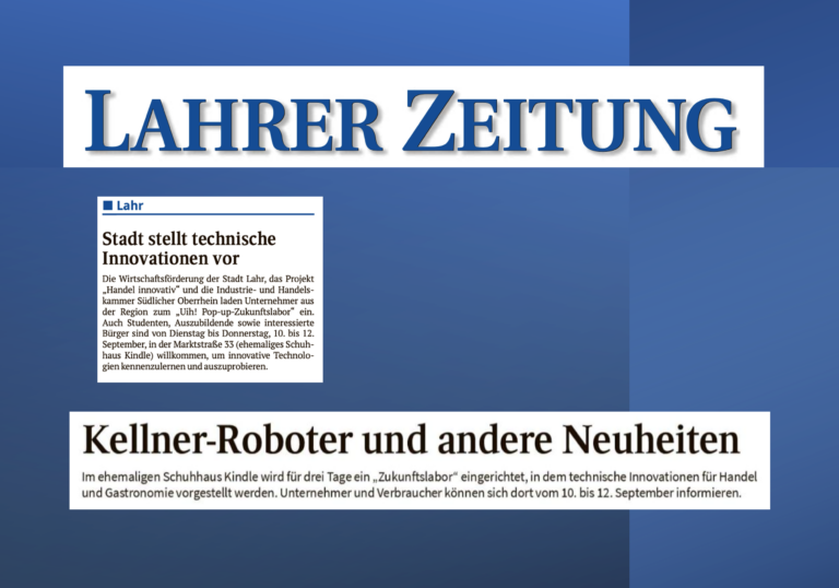 Kellner-Roboter und andere Neuheiten
