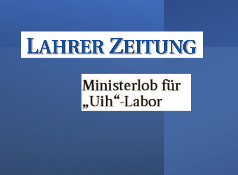 Ministerlob für „uih!“-Labor