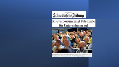 „KI-Symposium zeigt Potenziale für Unternehmen auf_schwaebische